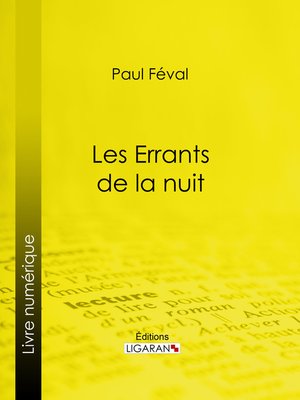 cover image of Les Errants de la nuit